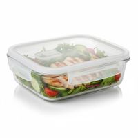 Táper De Vidrio Rectangular 1520ml Hermético y Versátil