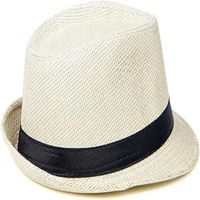 Sombrero Fedora Hombre Trilby Ala chica - Ivory Ivory Talla única