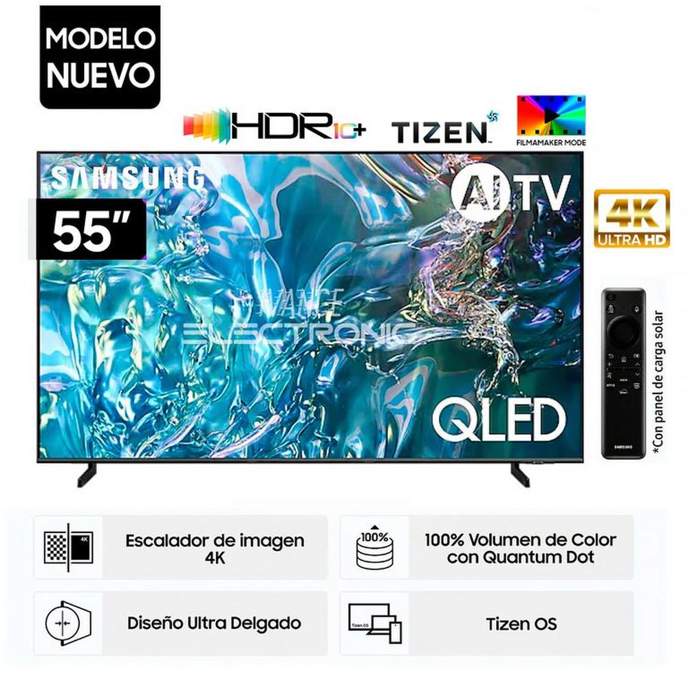 Televisor Samsung 55 Pulg. QLED Smart TV TIZEN OS 4K UHD QN55Q60DAGXPE
