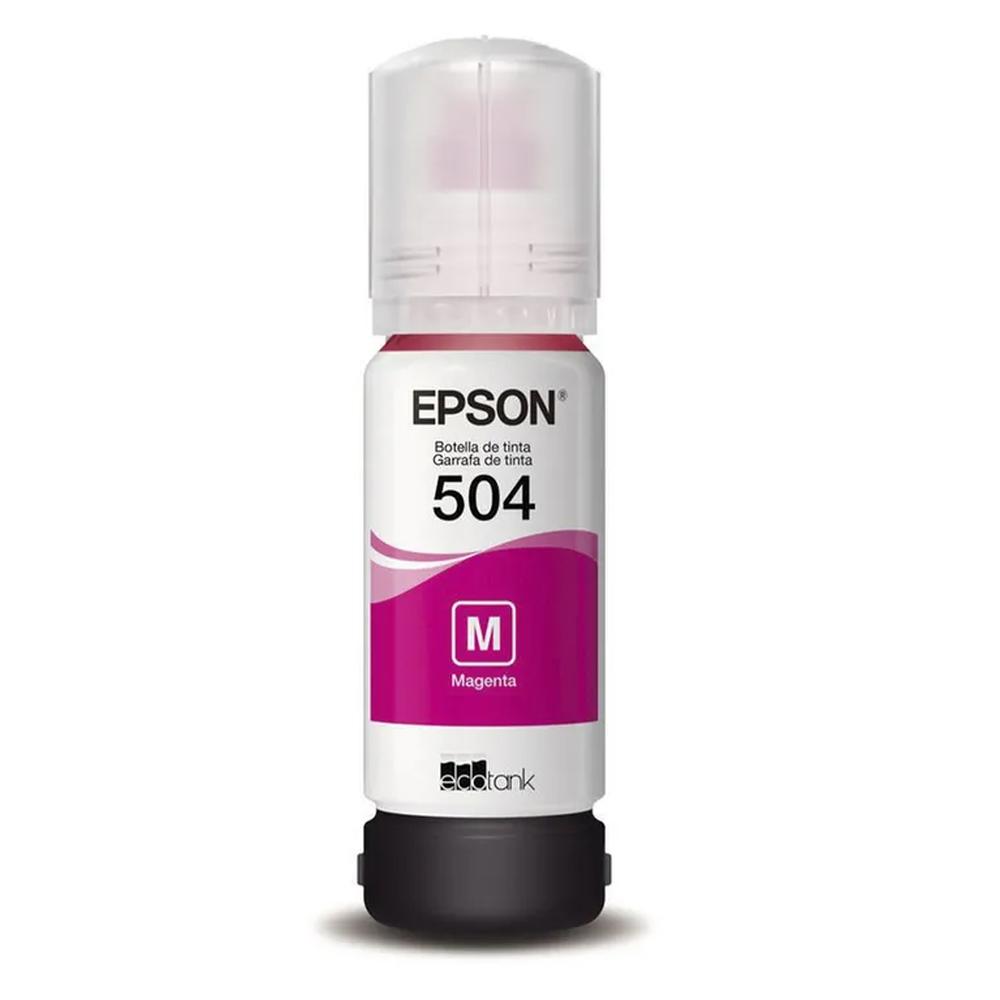 BOTELLA TINTA EPSON 504 MAGENTA (T504320) ORIGINAL