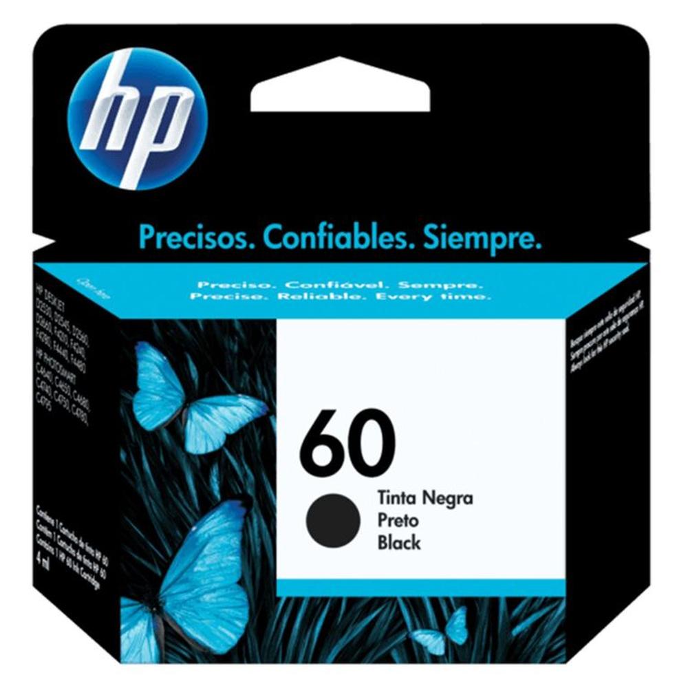 CARTUCHO DE TINTA HP 60 NEGRA (CC640WL) ORIGINAL