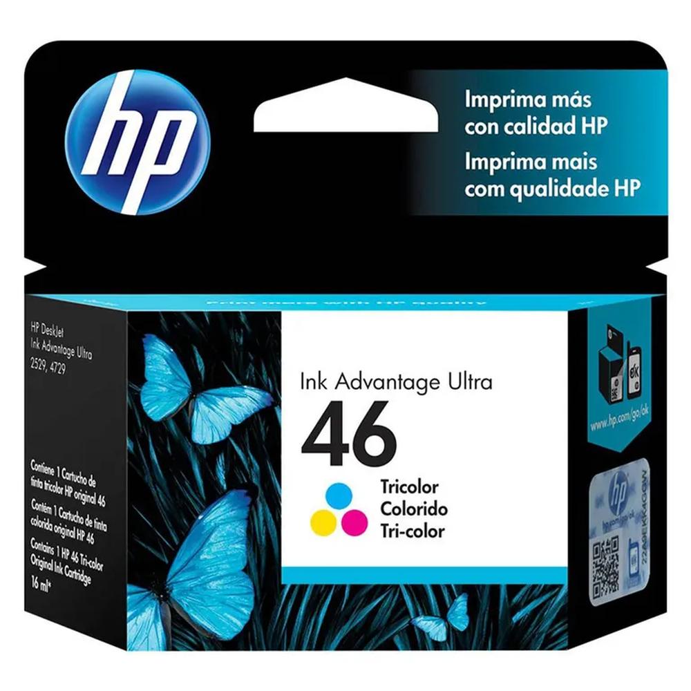 CARTUCHO DE TINTA HP 46 TRICOLOR (CZ638AL) ORIGINAL