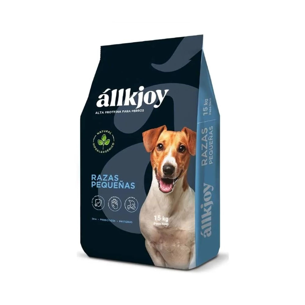 Alimento para Perros Allkjoy Razas Pequeñas 15 Kg