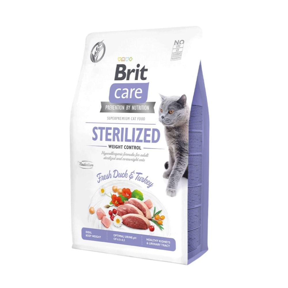 Comida para Gatos Brit Care Cat Sterilized Weight Control 2 Kg