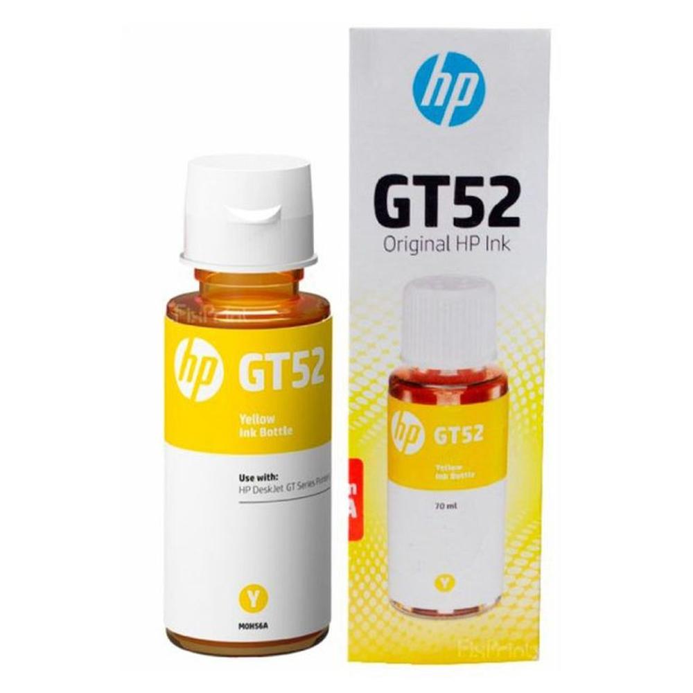 BOTELLA DE TINTA HP GT52 AMARILLA 70ml M0H56AL ORIGINAL