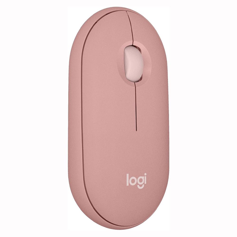 Mouse Inalambrico Logitech Pebble Mouse 2 M350S Rosa