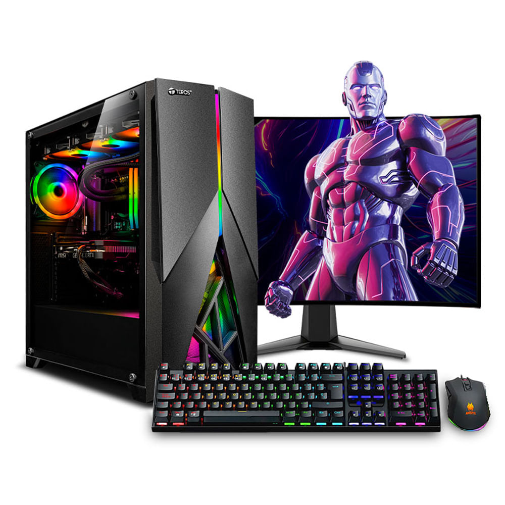 COMPUTADORA GAMER RGB RYZEN 9 5900XT 32GB 1TB 27 RTX5070 12GB MI PC LISTA MIPCLISTA