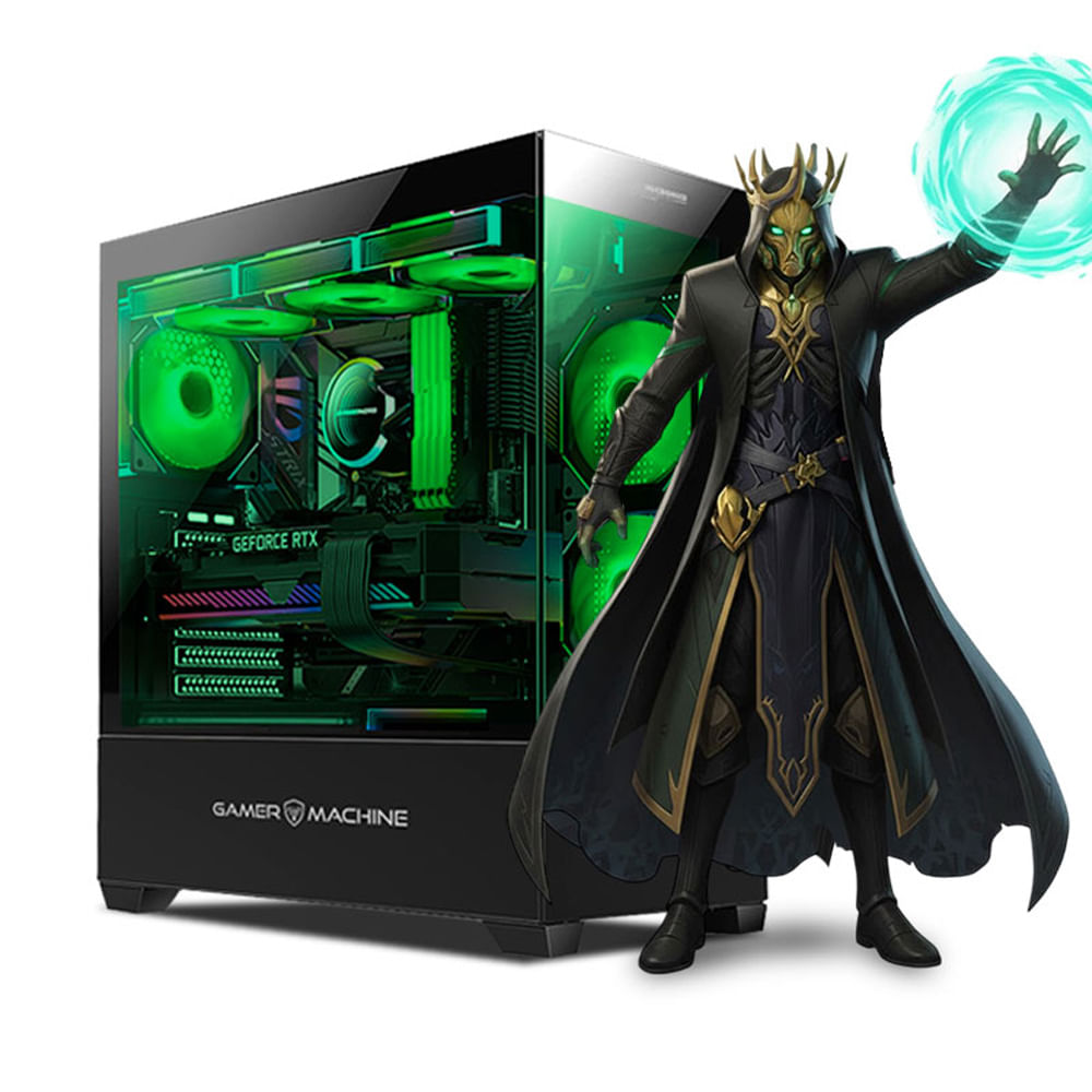 CPU Gamer Intel Core i7 12700F 32gb 1TB RTX5060 8GB Mipclista GREEN COMPUTADORA