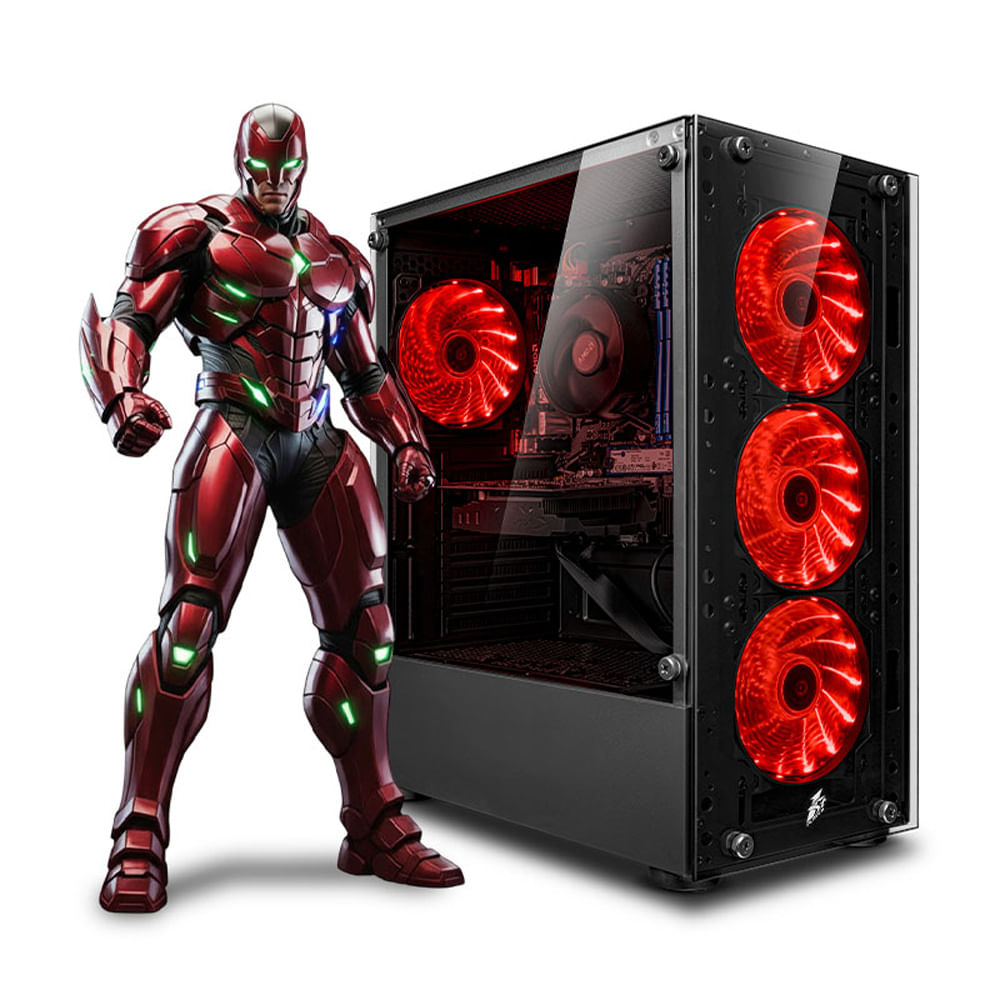 CPU Gamer Intel Core i7 10700F 16gb 500GB RTX3050 6GB Mipclista red COMPUTADORA
