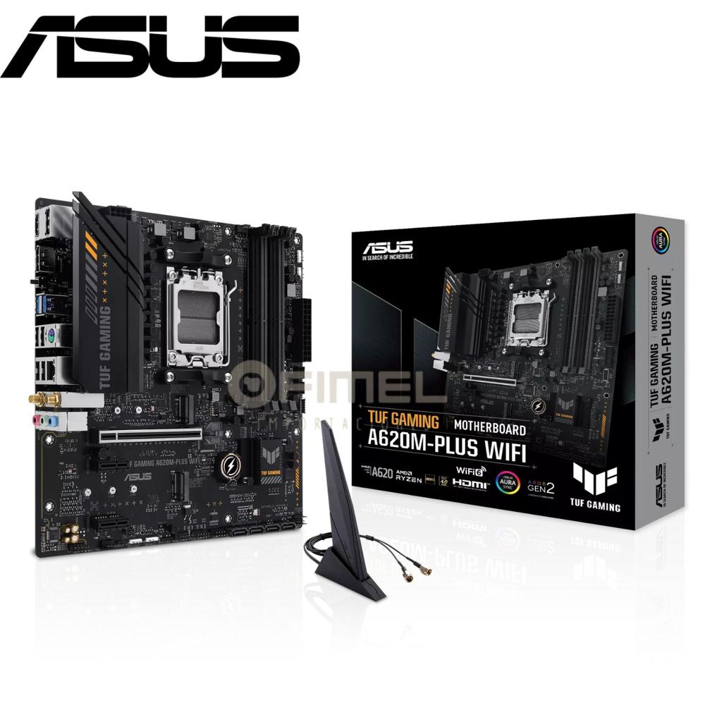 Motherboard Asus TUF GAMING A620M-PLUS WIFI, Chipset AMD B620, AMD Socket AM5, mATX
