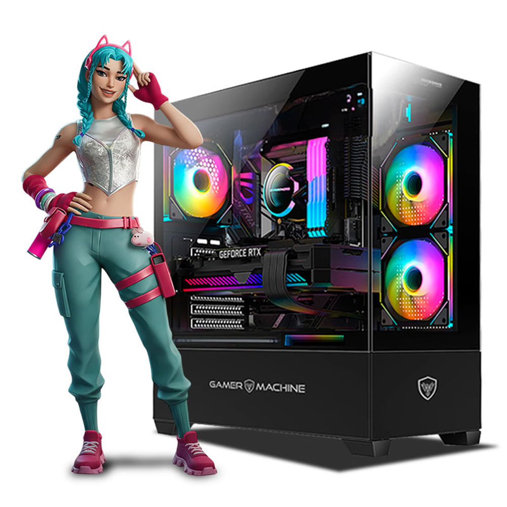 CPU GAMER RYZEN 5 5500X3D 32GB 1TB RTX3050 6GB PINK MI PC LISTA - MIPCLISTA COMPUTADORA