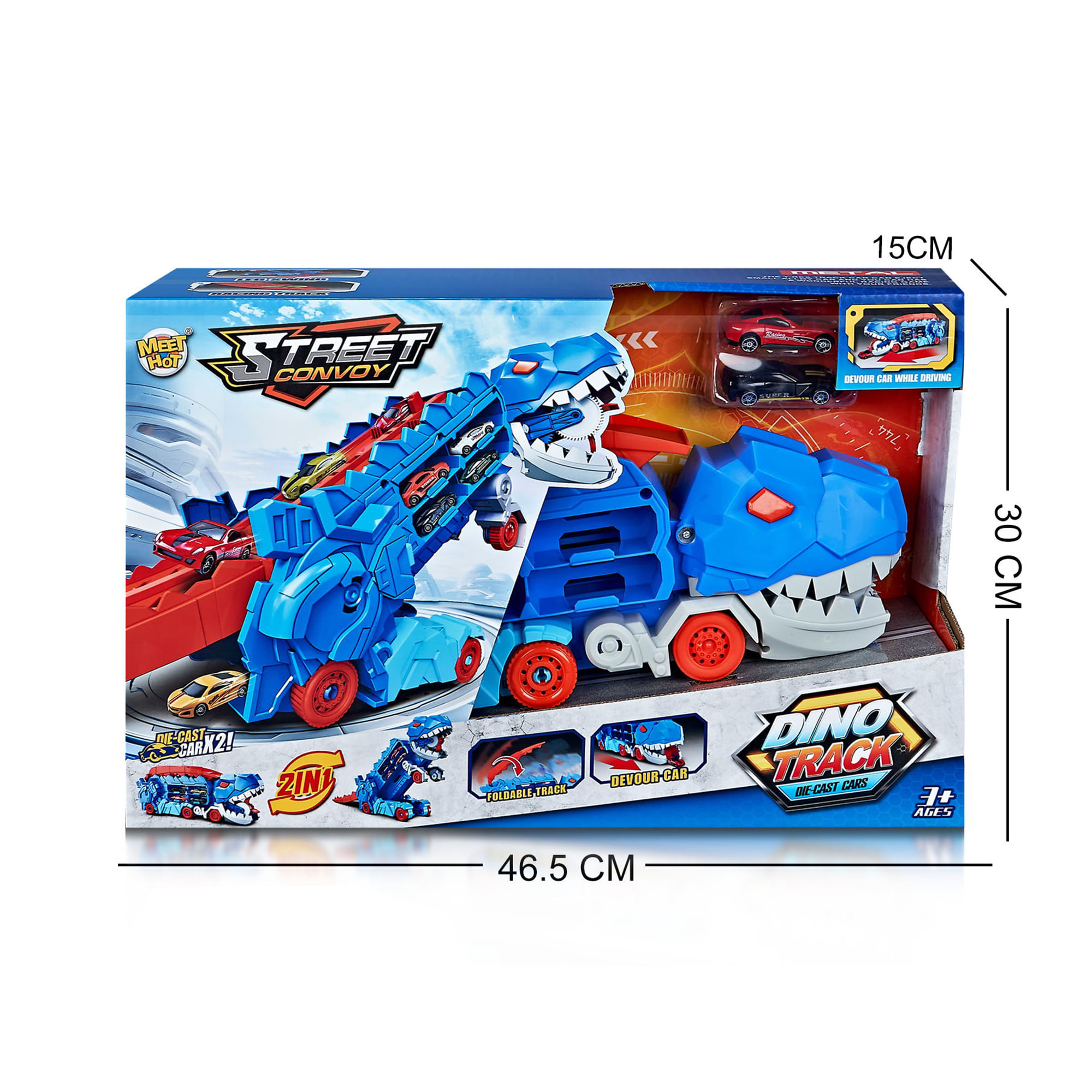 Dino Transportador Azul MH-176 BRIGHT