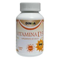 Vitamina D3 Dinoa  Cápsulas 100 -Apoyo a la Salud Ósea
