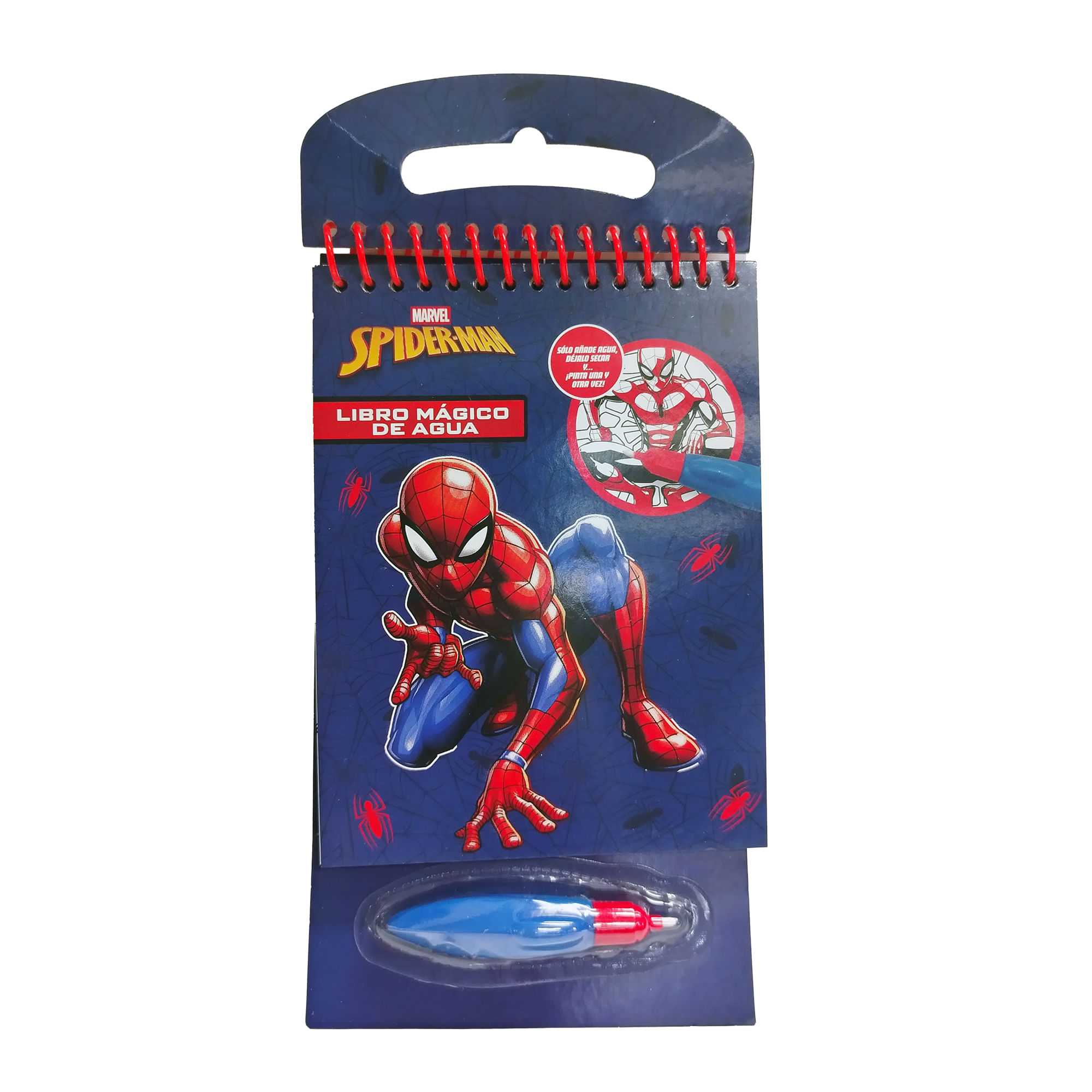 Libro mágico de agua Spiderman ARTESCO