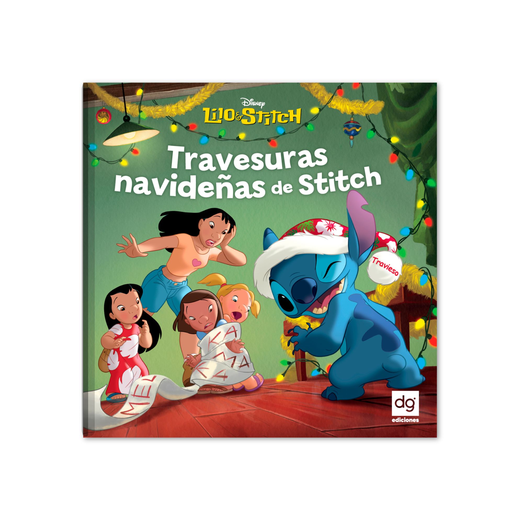 Libro navideño Travesuras de Stitch DISTRIBUIDORA GRÁFICA