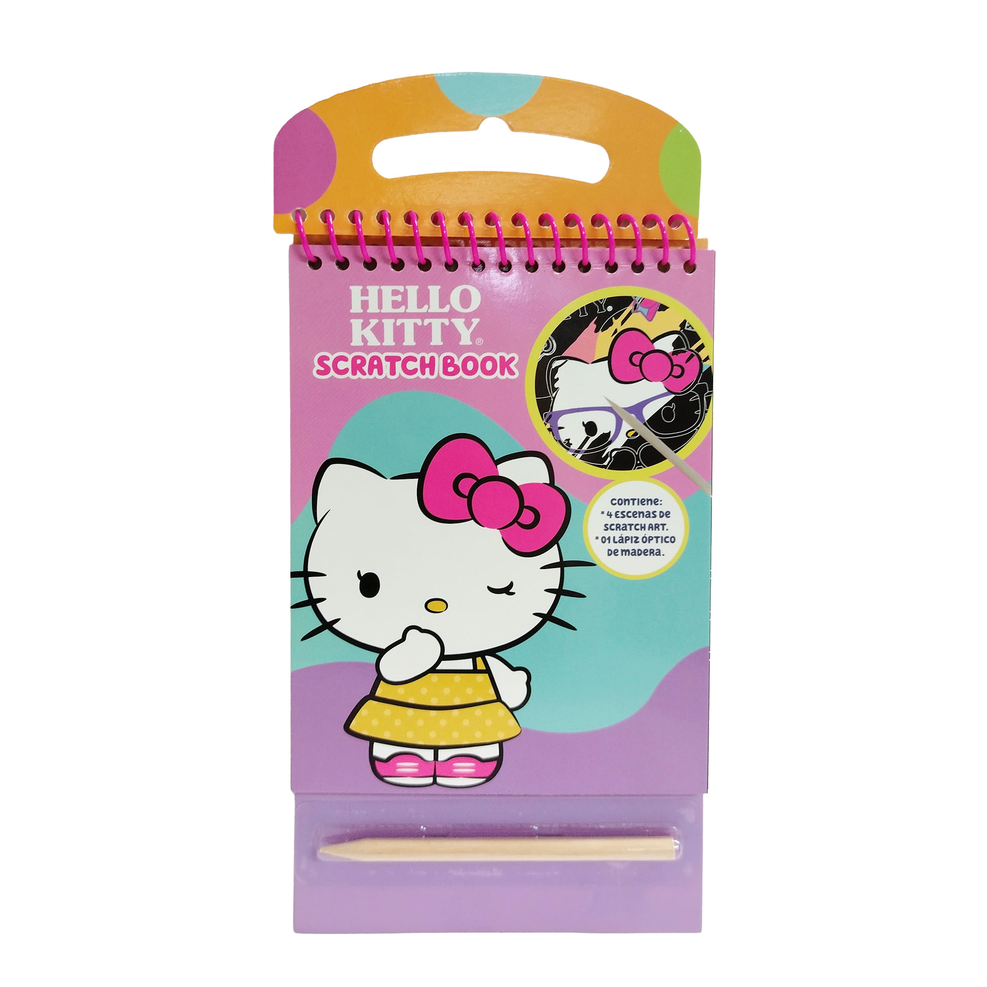 Scratch Book Hello Kitty con palillo ARTESCO