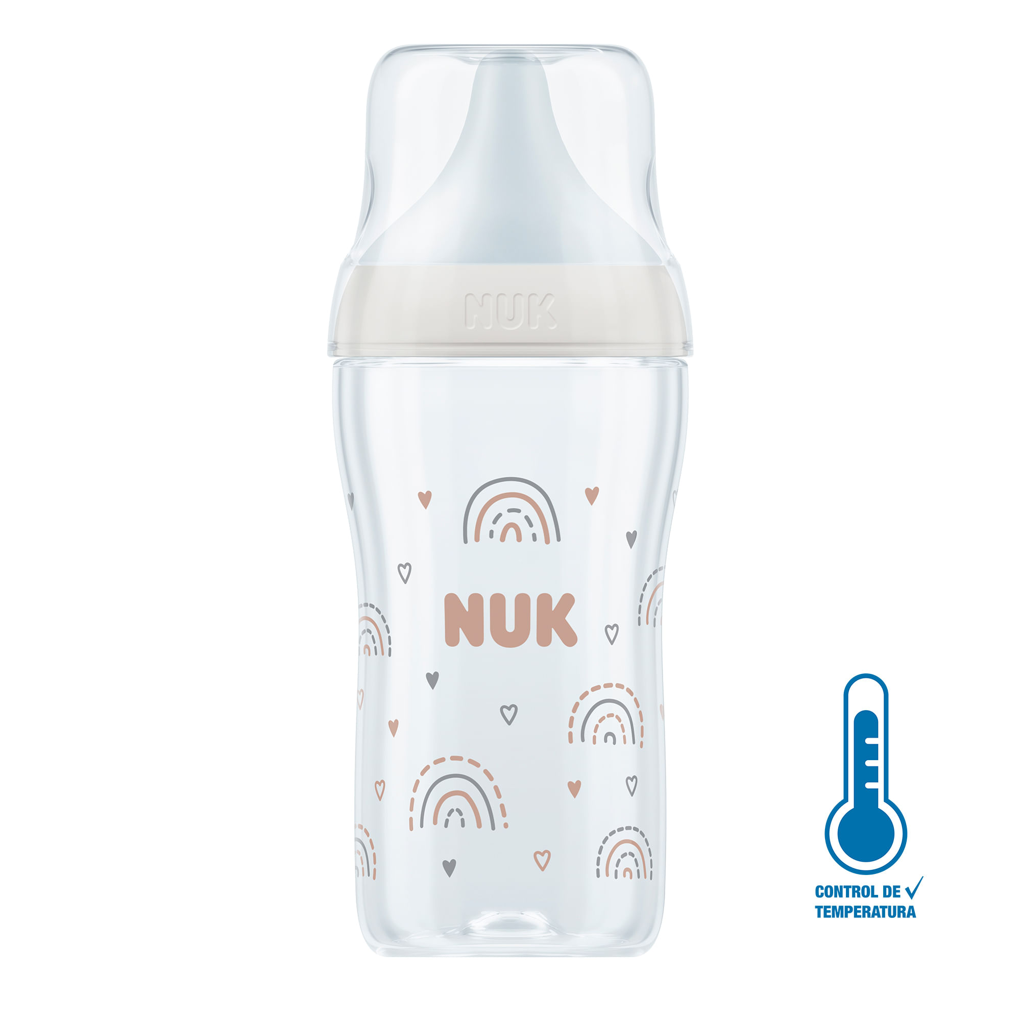 Biberón Perfect Match vidrio 230ml NUK