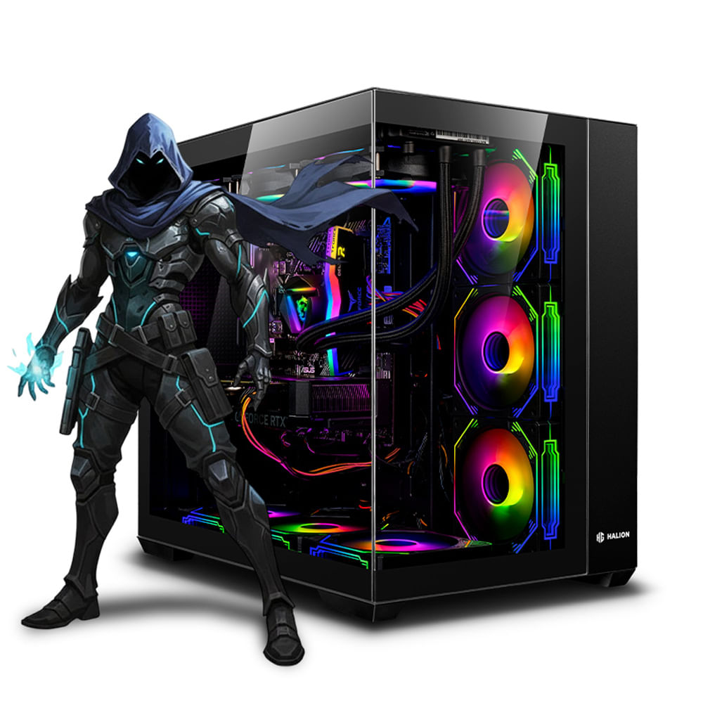 CPU Gamer Intel Core i9 Ultra 285K 32gb ddr5 2TB RTX5080 16GB Mipclista BLUE COMPUTADORA