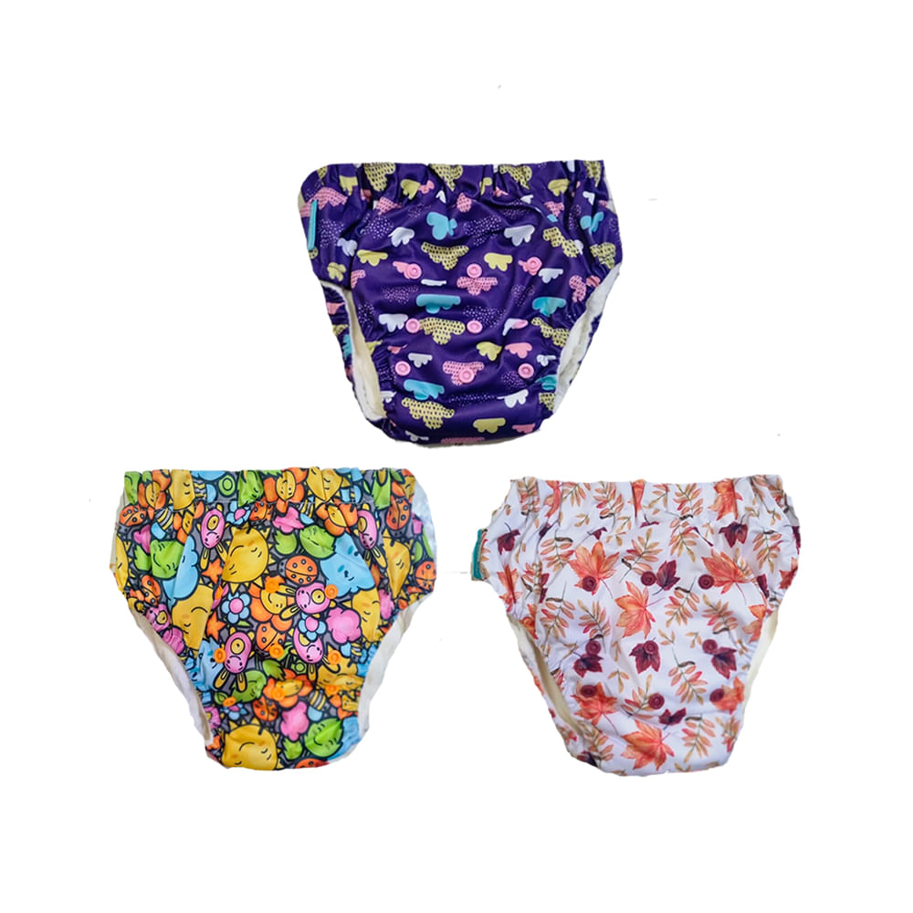 Pañal Ecológico Entrenamiento Bebe x 3 Unid hasta 20 Kilos Niño