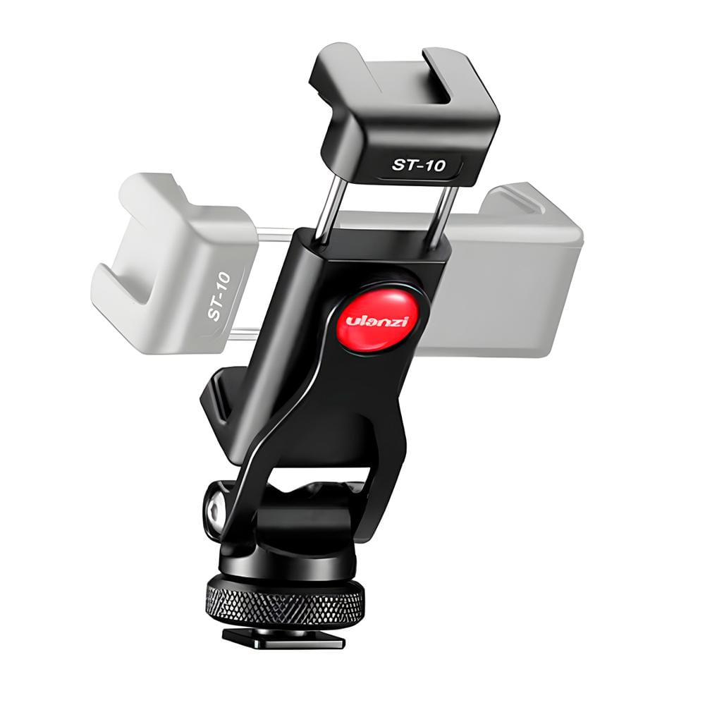 Soporte a Trípode Ulanzi ST-10 Doble Zapata Fría para Vlogs y fotografía