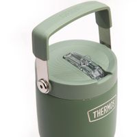 Vaso Térmico 850 ml Thermos Para Líquidos Straw Outdo Verde