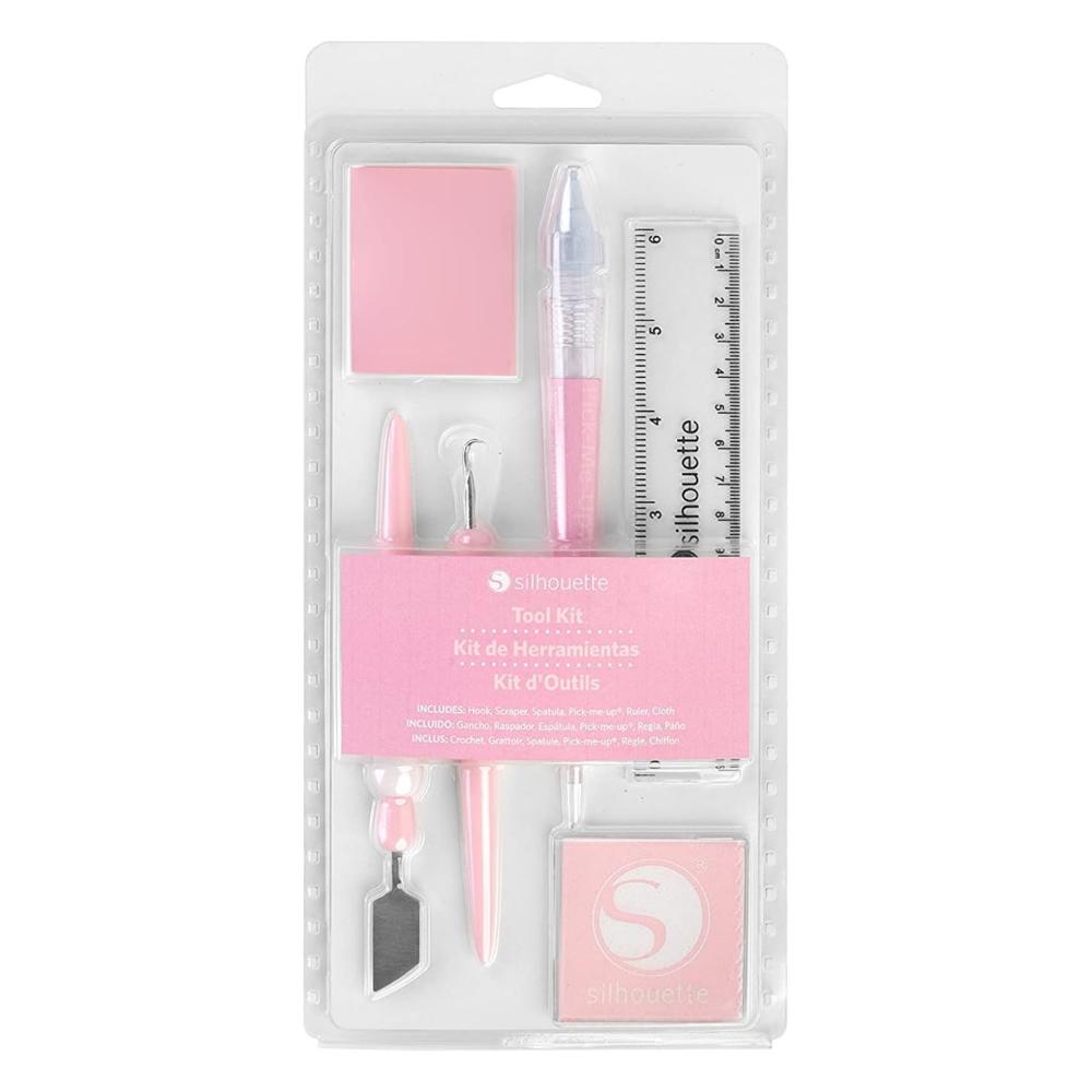 Kit De Herramientas Rosa Para Manualidades Silhouette