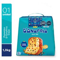 Panetón D'ONOFRIO Caja 1.3Kg