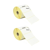 2 rollos de 800 etiquetas adhesivas térmico TD 100x50mm