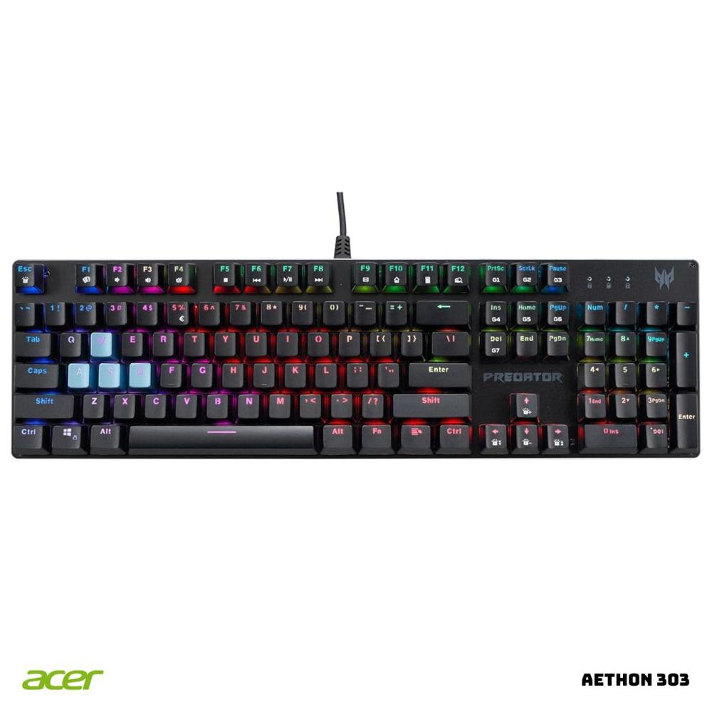 TECLADO GAMER ACER PREDATOR ANTI-GHOSTING - AETHON 303
