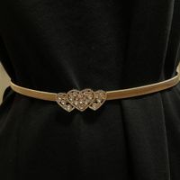 Cinturón Elástico Veronica para Mujer  Dorado Dorado Metalico Talla única