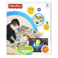 Rompecabezas Ciudad Fisher Price Con Auto 24 Piezas