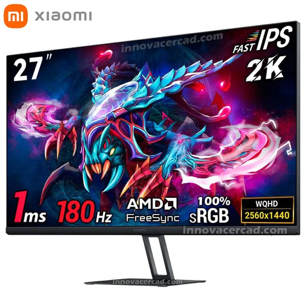 Monitor Gaming Xiaomi G27QI, QHD 2560 x 1440, Fast IPS, 180hz, 1ms