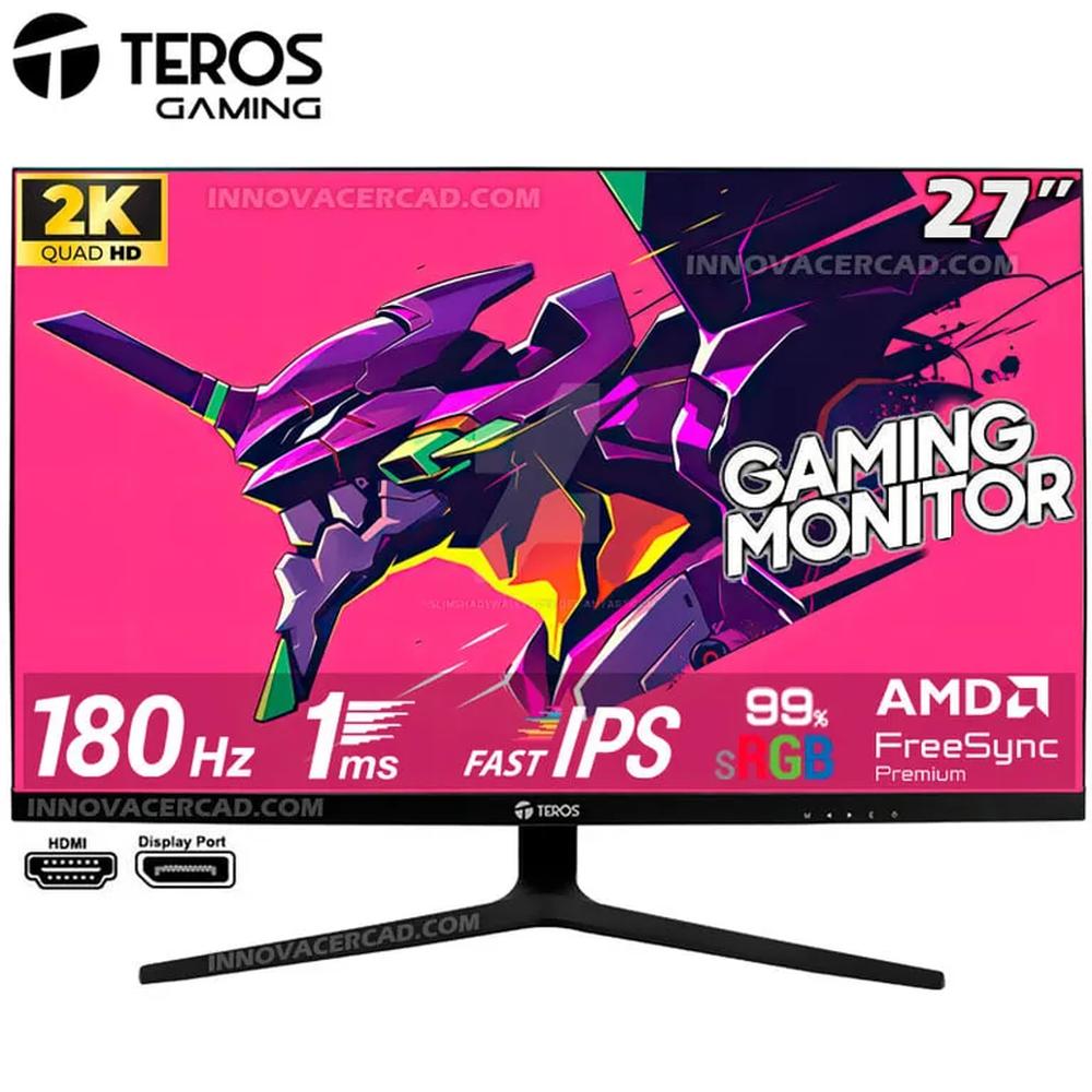 Monitor gaming TEROS TE-2769G 27 QHD Fast IPS 180Hz 1ms HDMI DP