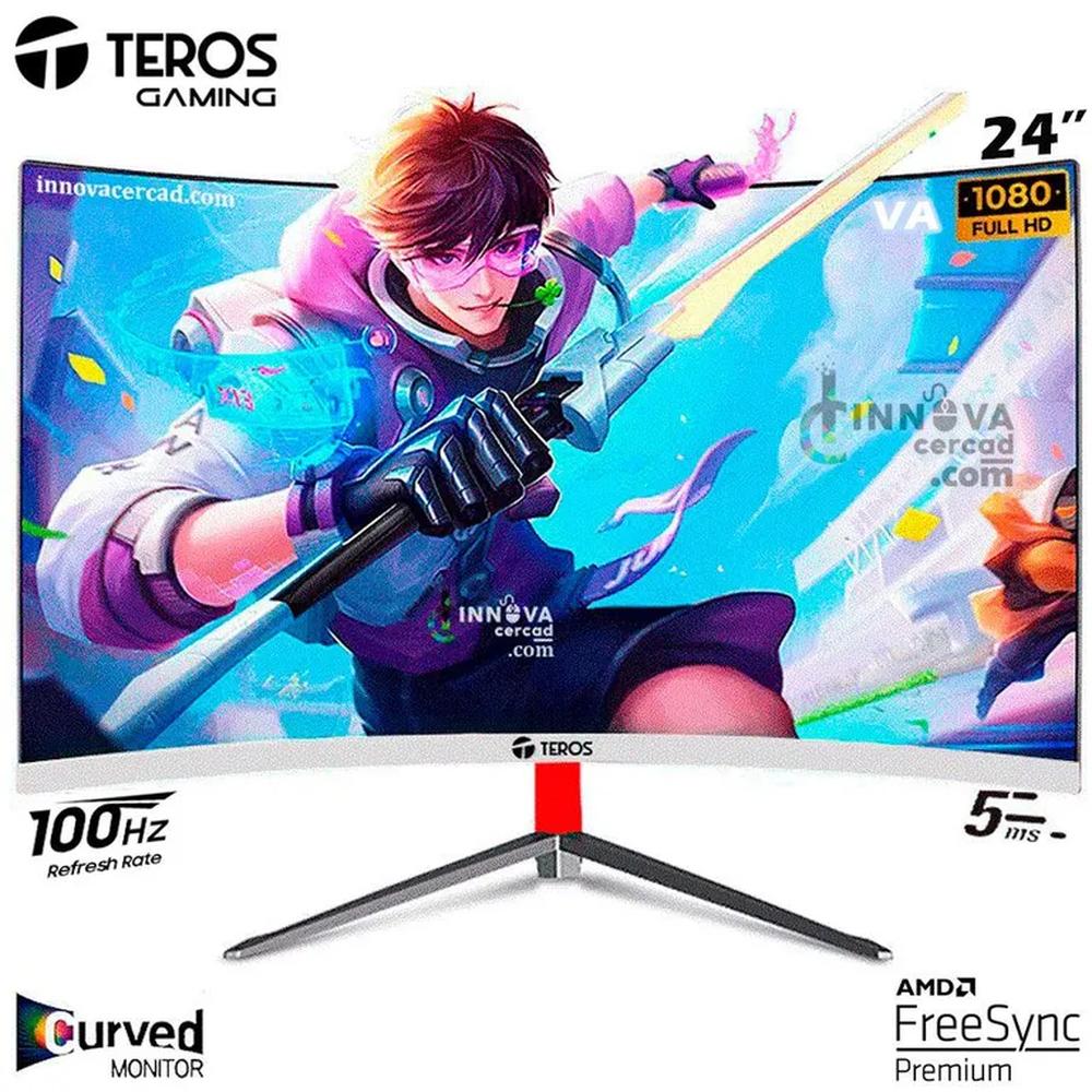 Monitor Teros Gaming Curvo TE-2401S 24 VA FHD 100HZ 5MS HDMIVGA