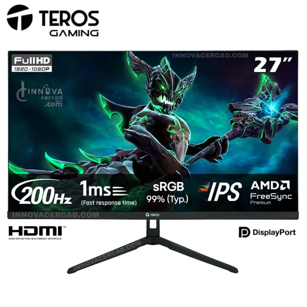 Monitor Gaming Teros TE-2786G 27 FHD IPS 200Hz HDMI DP FreeSync
