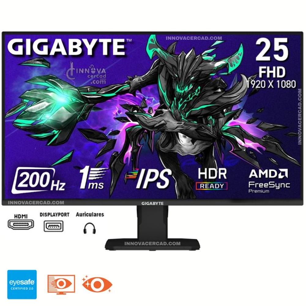Monitor Gaming Gigabyte GS25F2 245 FHD 200Hz 1ms FreeSync