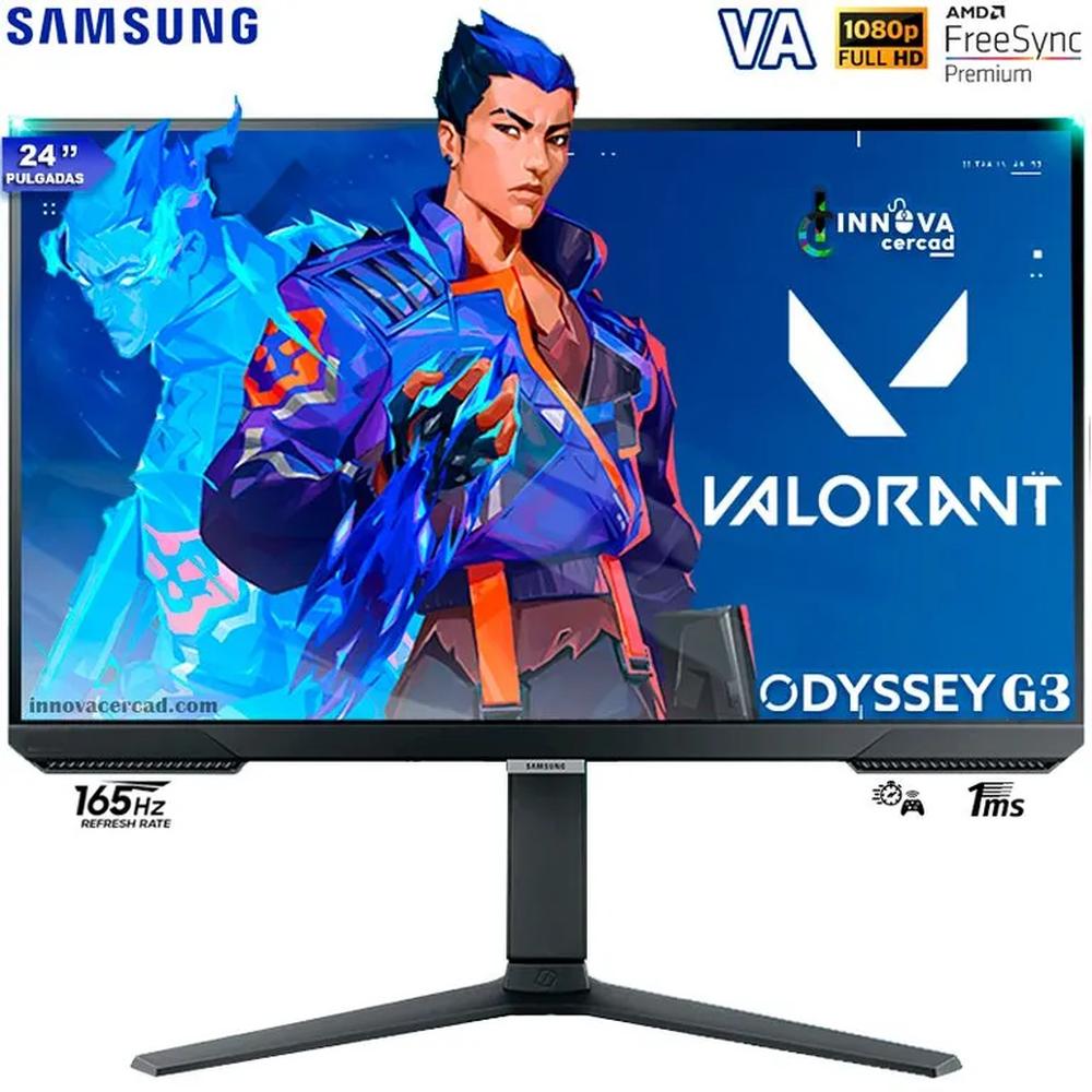 Monitor Samsung Odyssey G3 LS24AG320NLXPE 24 Full HD 144Hz 1ms