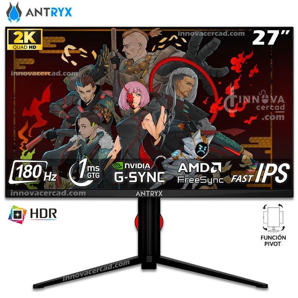 Monitor ANTRYX IPX2725QGTP 27 FAST IPS 2K QHD 180Hz 1ms G-Sync