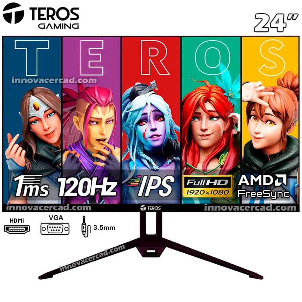 Monitor Teros 24"" TE-2415S 23.8 IPS 120HZ 1MS Parlante incorporado