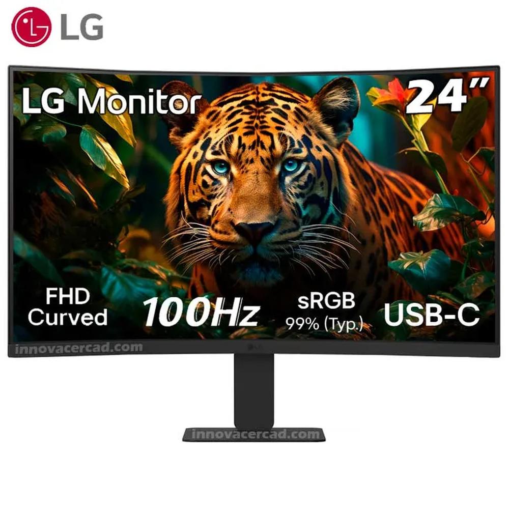Monitor LG 24U421A-B Curvo 1500R 238 FHD VA HDMI USB-C 15W