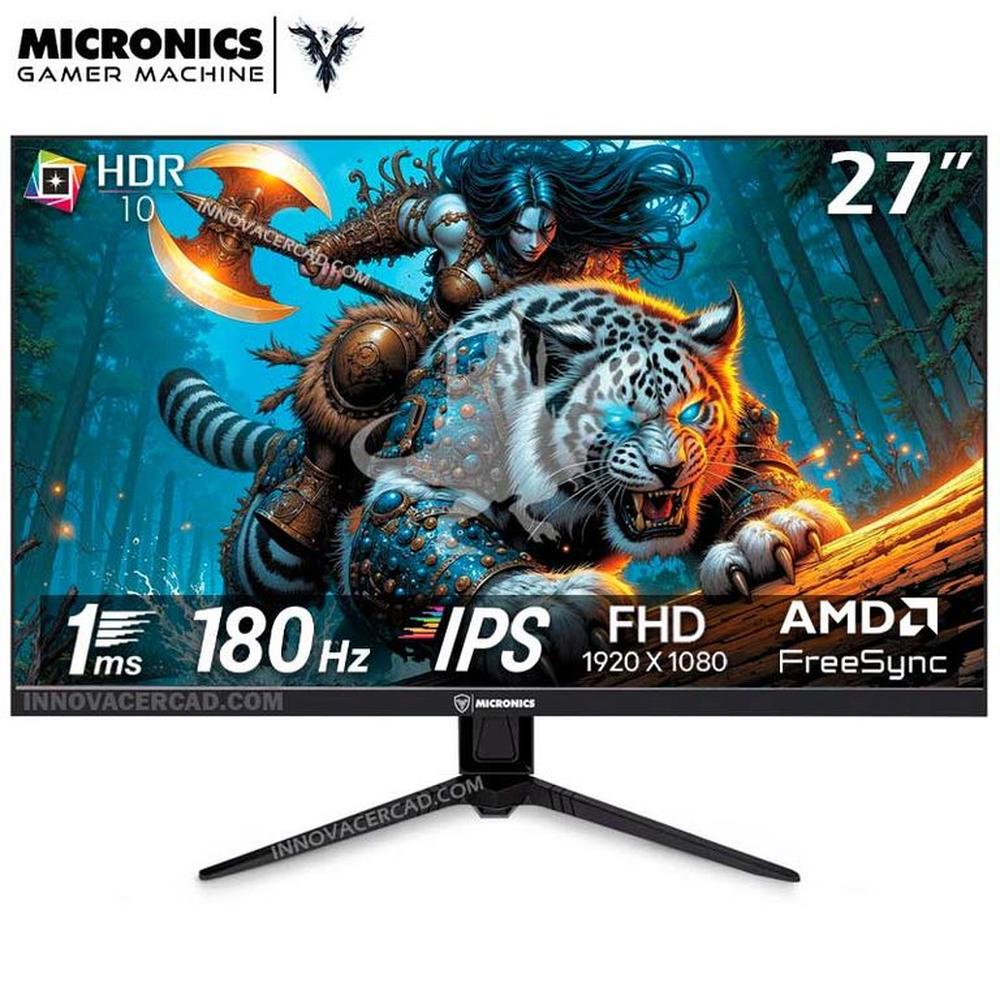 Monitor Gamer Micronics MG27FF de 27 Full HD IPS 180HZ 1ms HDR