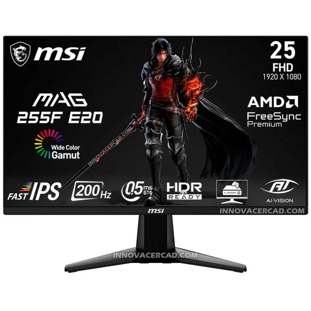 Monitor MSI MAG 255F E20 25 Full HD Fast IPS 200HZ 05MS GTG HDR