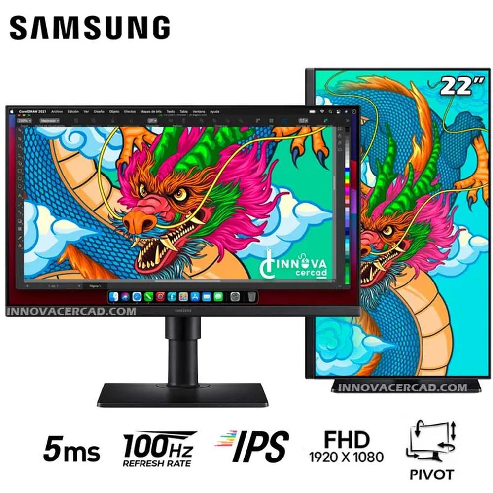 Monitor Samsung Essential S4 22 IPS FHD 100Hz 5ms Pivote