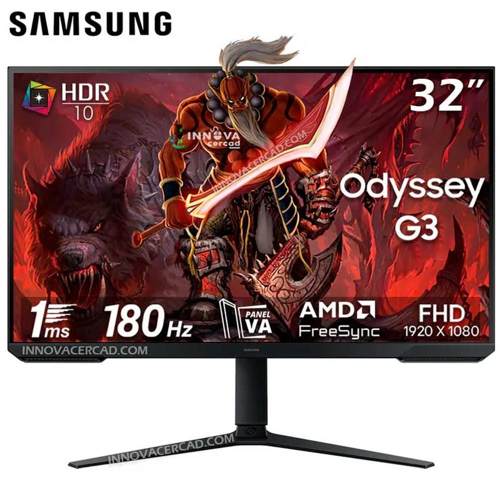 Monitor Samsung Gaming Odyssey G3 de 32 180HZ 1MS HDR10 FreeSync