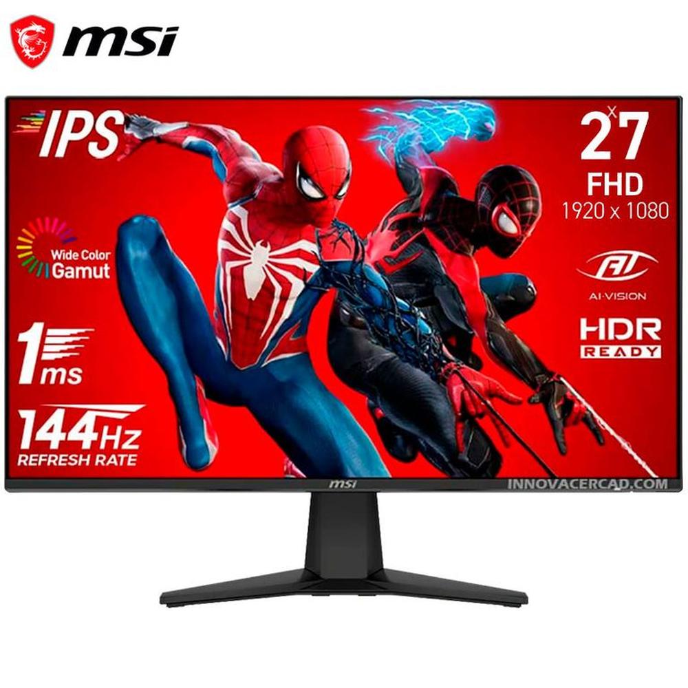 Monitor Gamer Msi G275l E14 27 IPS Full HD 144Hz 1ms, HDR