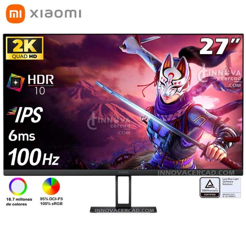 Monitor Xiaomi A27QI de 27 2K 2560x1440 100hz IPS HDR