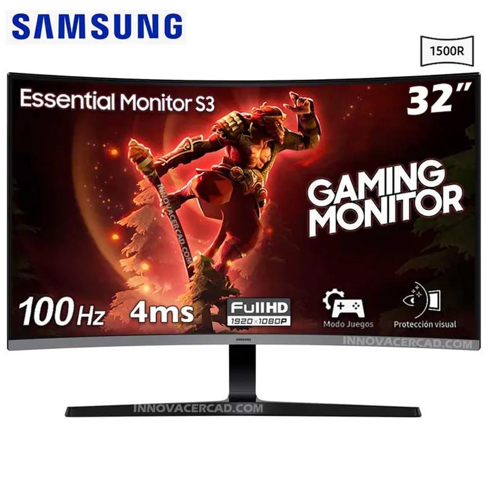 Monitor Samsung S3 S39GD Curvo 32 FHD 1920 x 1080 100HZ 4ms GTG