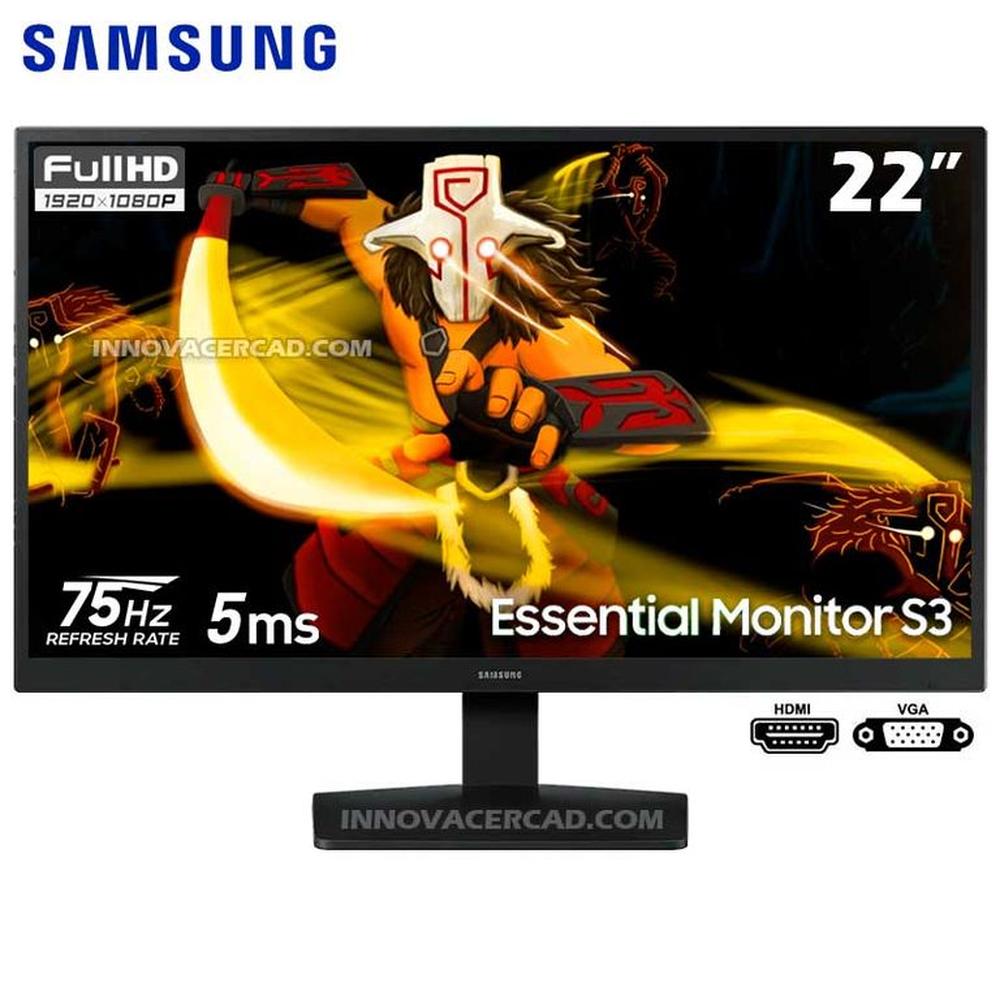 Samsung LS22D310EALXPE Monitor 22” Full HD VA HDMI 75Hz 5ms