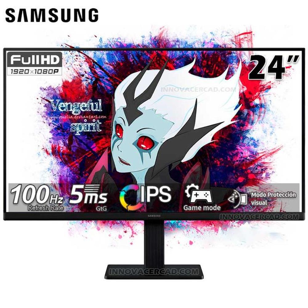 Monitor SAMSUNG LS24D300GALXPE  24"" IPS, FHD (1920X1080) 100HZ, 5ms GTG