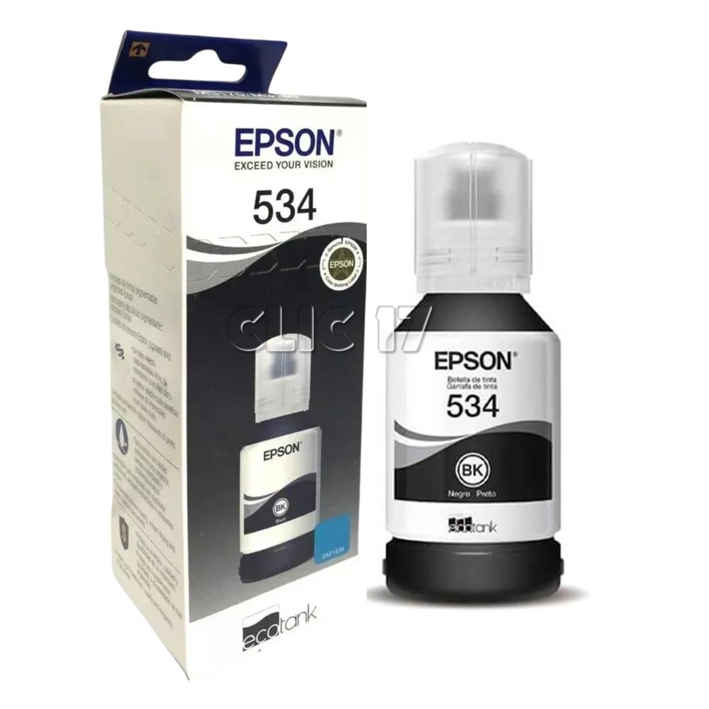 Botella de Tinta Epson 534 T534120-AL Negro Original 120ml